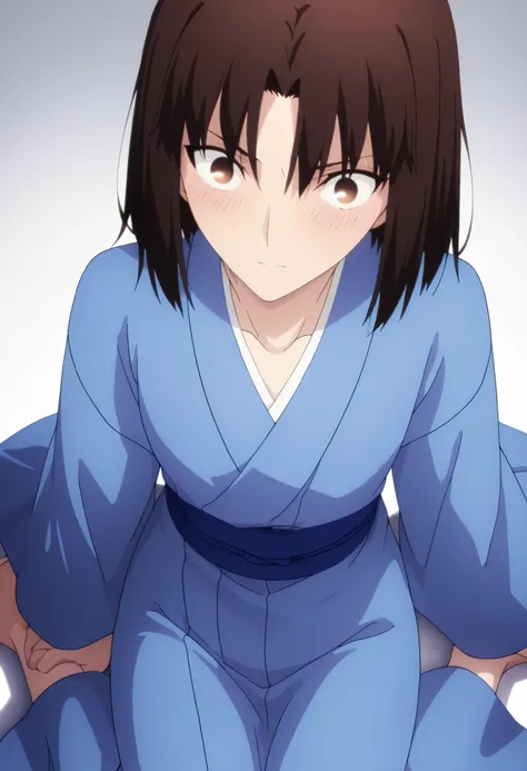 <lora:KnK_ryougi_shikiXLIllustrious001>,
masterpiece,best quality,good quality,newest, 8k, from above,
white background, simple background ,(cinematic light), (wariza), (), wide-eyed, ,
light embarrassed,,
looking at viewer, (), , head tilt, ,
solo,
anim...