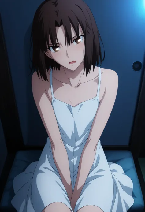 <lora:KnK_ryougi_shikiXLIllustrious001>,
masterpiece,best quality,good quality,newest, 8k, from above,
indoors ,(cinematic light), (sitting ), (),open mouth ,
light embarrassed,,
looking at viewer, (), , head tilt, hand between legs, ,
solo,
anime colorin...
