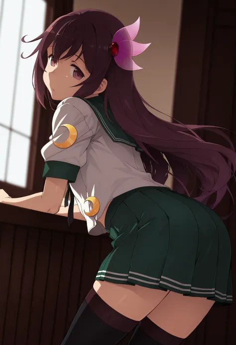 Kisaragi \(kancolle\),, (kantai collection), score_9, score_8_up, score_7_up, source_anime, top quality, , Official Art, viewers, masterpiece, ultra-HD, high detail, depth of field, top quality, 8k, top quality, ergonomic,Official Art, 1 Girl,solo, anime k...