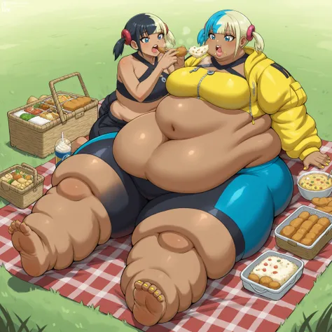 <lora:CanariZAILXLV1.0v01:1>, CanariZAILXLV1.0v01,
short hair, twintails, short twintails, blunt bangs, blue hair, blonde hair, black hair, multicolored hair, two-tone hair, eyelashes, blue eyes, nail polish, yellow nails, blue nails, fingernails, medium b...