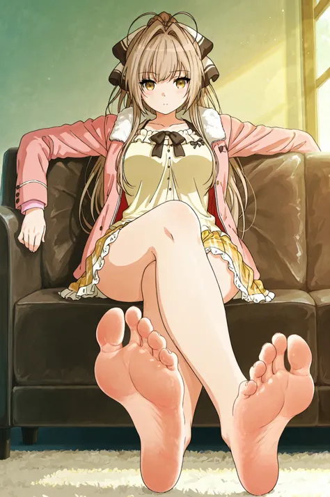 Sento isuzu/Casual2, frilled shirt, yellow shirt, long sleeves, blue skirt, plaid skirt
SentoCasual, open jacket, pink jacket, fur trim, pink shirt, long sleeves, yellow skirt, , ,with the anime-style illustration emphasizing quiet stillness through meticu...