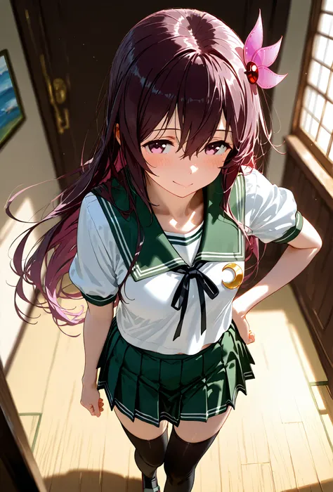 Kisaragi \(kancolle\), (kantai collection),, score_9, score_8_up, score_7_up, source_anime, top quality, , Official Art, viewers, masterpiece, ultra-HD, high detail, depth of field, top quality, 8k, top quality, ergonomic,Official Art, 1 girl,solo, anime k...