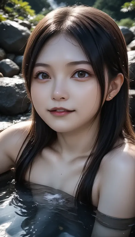 最high quality 、high quality 、 最High Fine、High Fine、8K quality、high image quality 、最high quality、 masterpiece 、immersive video、 very realistic images of the floor at night 、Realistic Painting、 perfect detail 、 Fukasoko Onsen 、High Fidelity、 perfect pictures...