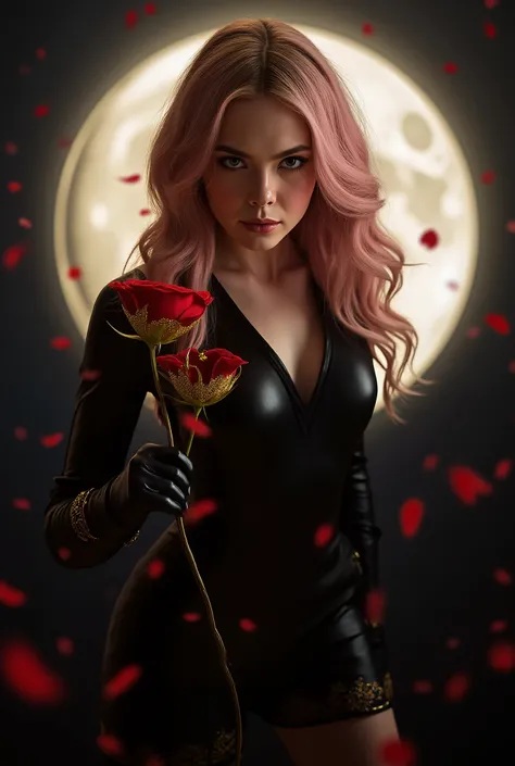 ELLEFANNING,Photo, ((( Epic realism: 1.8 ))), ((( Full body shooting angle: 1.8 ))) Elle Fanning, Photo ultrarrealista de chica haciendo cosplay de Yor Forger, an impressive cosplayer ( 22-25 years ), with wavy pastel pink hair, light almond eyes, slightly...