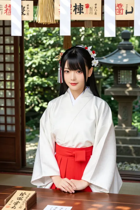 Wan 2.2　Shrine maiden at reception v1