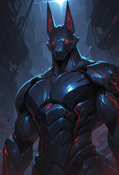 score_9, score_8_up, score_7_up, score_6_up, score_5_up, score_4_up, gigerworld, anthro jackal, heavy armor under the jacket, bulky, wide chest, monstrous
cybrog, anthro, jackal, male, Muscle, Delicate face, Delicate eyes, 1 big tail, (glowing LED), rubber...