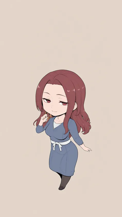 flat art, FLAT COLOR,Denki Style 3,1 girl,chibi