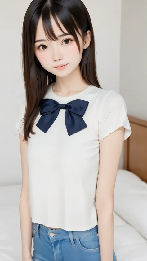 (masterpiece, top quality:1.2), 1girl, solo, teenager, cute outfits, white