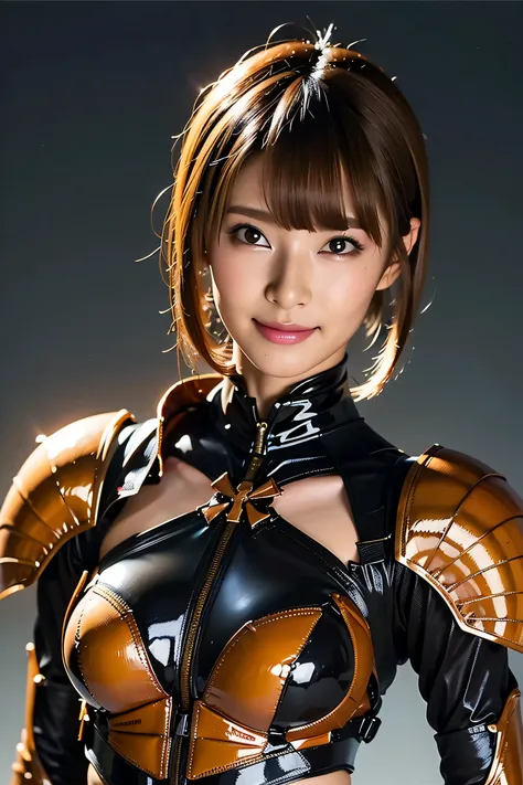 masterpiece、 best quality、 high resolution、 more details、Super Shiny、Oily luster、ゴキブリと女性のFusion、 female cockroach morphology 、Cockroach woman 、Fusion、Operation Alone、 gals、 Perfect Female Ratio 、 evil smile、 cute、Cockroach Antennae 、ゴキブリと外骨格スーツのFusion、 dar...