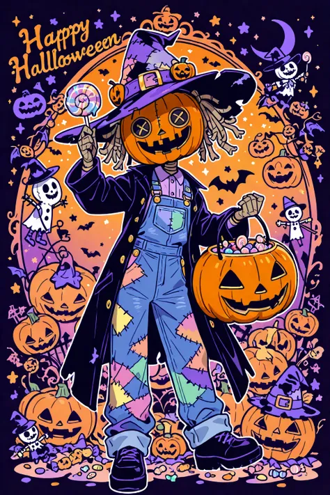 Cute Halloween Scarecrow