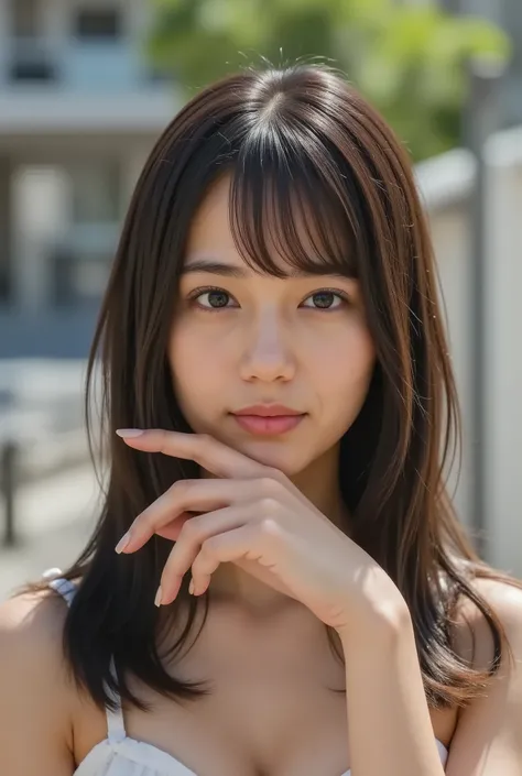 Beautiful 38 year old woman 、portrait photography