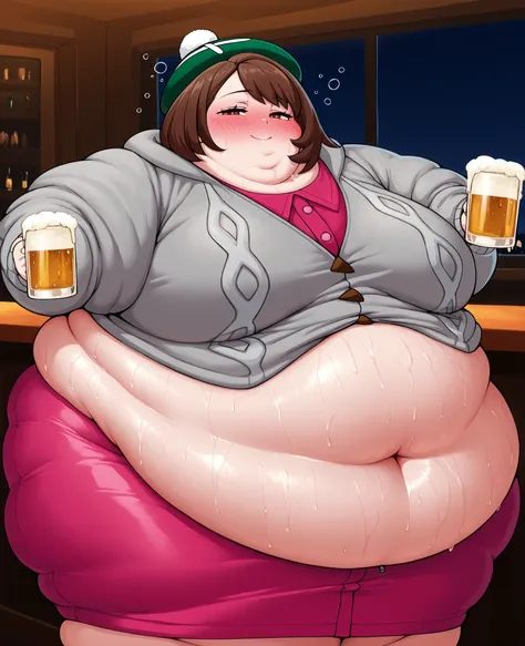masterpiece, best quality, solo, 1girl, score_9, score_8_up,score_7_up BREAK, 1girl, solo, chubby, fat, very fat, obese, obesearms and legs, sloppy stomach, saggy round breasts, fat face, fupa, double chin, plump, thick thighs, thigh, morbidly obese, immob...