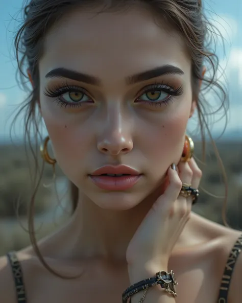 Realistic, (Photorealistic realism), ((ultra quality, extremely details, digital art)), ((focus on extremely Realistic Proportion Body, Anatomically Correct:1.2)), Beautiful Girl, "Eyes (acid-resistant terminology) (macro-details:1 . 25) * Moist corneal s...