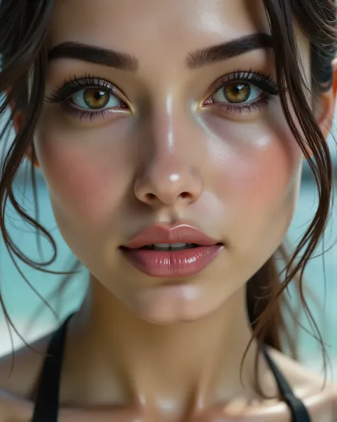 Realistic, (Photorealistic realism), ((ultra quality, extremely details, digital art)), ((focus on extremely Realistic Proportion Body, Anatomically Correct:1.2)), Beautiful Girl, "Eyes (acid-resistant terminology) (macro-details:1 . 25) * Moist corneal s...