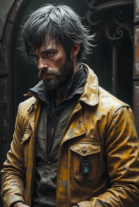 "Stage Play Rehearsal"
What kind of tension, dedication, and uncertainty is the figure experiencing during the rehearsal before the official performance?