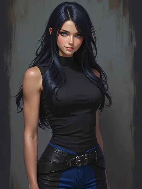 realistic cartoon, marinette Dopanchan, A very beautiful and cute 22 year old woman. (Sharp focus on the face:1.5), (blue eyes:1.5), (((western eyes))), (extremely detailed blue eyes:1.5), (((beautiful eyes, beautifully detailed eyes))), (((delicately deta...