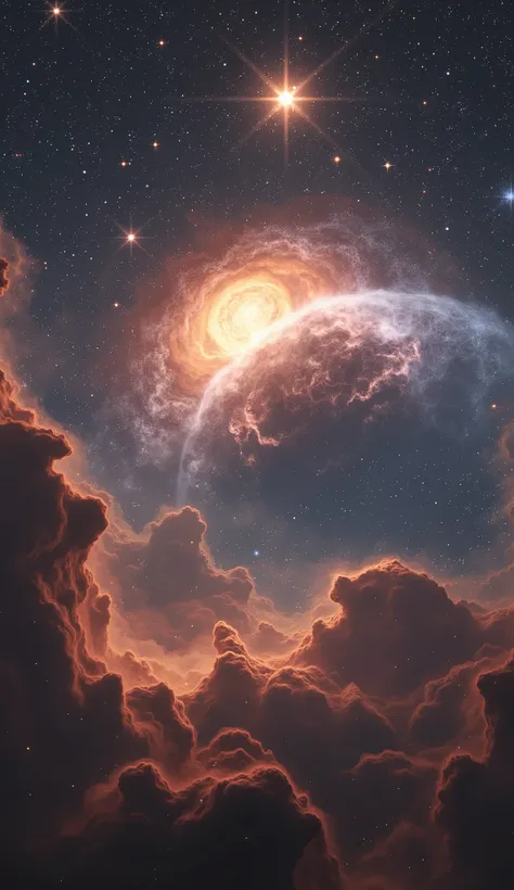 Astronomical journey,(vast universe),wide angle,((surrealistic cinematography of vast deep outer space:1.5)),((billions of galaxies in the universe scenery)),emptiness,(clearly and distinctively depiction),(nebulae),((ultra detailed every feature on the sc...