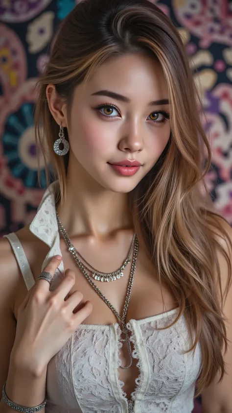 Realistic, (Photorealistic realism), ((ultra quality, extremely details, digital art)), ((focus on extremely Realistic Proportion Body, Anatomically Correct:1.2)), Beautiful Girl, "Eyes (acid-resistant terminology) (macro-details:1 . 25) * Moist corneal su...