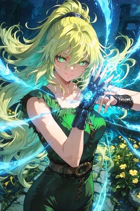 748cmstyle, full figure, Spiral blue energy, ((very fine perfect hands con only five fingers for hand)), trait, anime, Young The Last Heir of Ancient family.
You are the last heir of a special ability or legacy—how will you use it, uses her powers for jus...