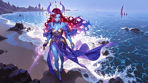 ((inspired by fantasy)) ,  ( ((masterpiece)), ((best quality)),((ultra detail)), ) ,  beautiful-woman , ((detailed face)) , ((detailed body)) , (full body:1.3). , 
,
,

1-woman,
(((demon woman))),((pointed ears)),(dragon’s horns attached to the head), back...