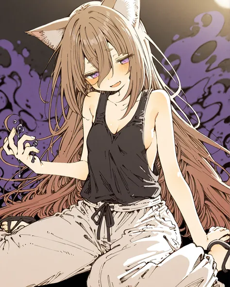 ((Abara Heiki style)), ((Masterpiece)), ((best quality, amazing quality)), ((very aesthetic, absurdres, newest)), ((detailed background, negative space, blurry background, depth of field, Asymmetrical background)), ((high contrast backlighting, sharp shad...