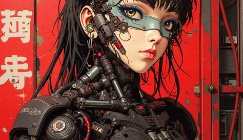 Exquisite 3d manga techno cynorg ainme girl soldier and concubine, ashtonishing and iconic, Masterpiece, spectacular anime 3D photorealism. score_9, presenting the amazingly gorgeous MIKO a beautiful Japanese techno cyborg 3D anime machine human, shot agai...