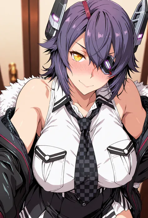 Tenryuu kai ni  \(kancolle\), , score_9, score_8_up, score_7_up, source_anime, top quality, (seductive, blush), , Official Art, viewers, masterpiece, ultra-HD, high detail, depth of field, top quality, 8k, top quality, ergonomic,Official Art, 1 girl,solo, ...