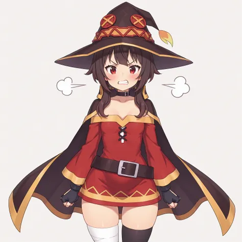 masterpiece, ultra-HD, impressionism, high detail, best quality, very aesthetic, 8K, best quality, beautiful, ultra-high resolution, 32K UHD, sharp focus, 1girl, solo, Megumin-Liver020, short brown hair, middle bangs, long locks, red eyes, eyelashes, pink ...