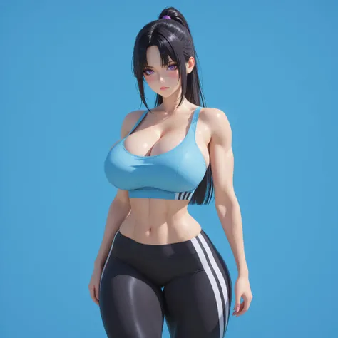 masterpiece, ultra-HD, impressionism, high detail, best quality, very aesthetic, 8K, best quality, beautiful, ultra-high resolution, 32K UHD, sharp focus, 3D, 1woman, solo, long hair, black hair, straight hair, ponytail, parted bangs, almond-shaped eyes, p...