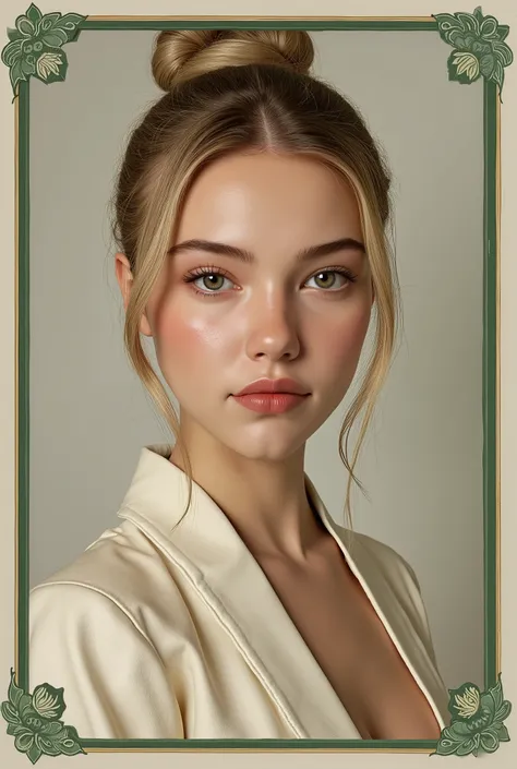 annie: realistic studio photo of a model like Annie Schröter Influenzer
GR: ((Fine green frame with roses around the picture):1.9).
"🌟:ultra high resolution, fotorealistisch, in the style of a classic Studio portraits with soft beauty light and subtle, th...