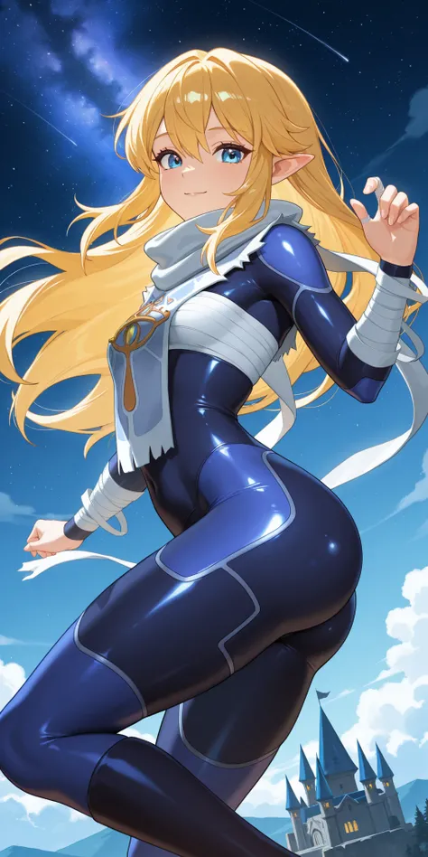 score_9, score_8_up, score_7_up, source_anime, prefect lighting, very aesthetic, intricate details, highly detailed background, masterpiece, high quality, perfect hands, best quality, high res, 4k, 1girl, solo, ootshk, blonde hair, long hair, sidelocks, bl...