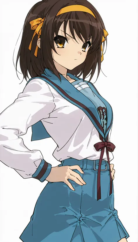 { score_9, score_8_up, score_7_up, } { { } } { masterpiece, high quality, best quality, highres}
BREAK
[ (Suzumiya Haruhi no Yuuutsu)_Artstyle_LoRA  : hentai_Artstyle_Lora  : NSFW :  ]
BREAK
[ , solo, 1girl, haruhi suzumiya, short hair, brown hair, brown e...