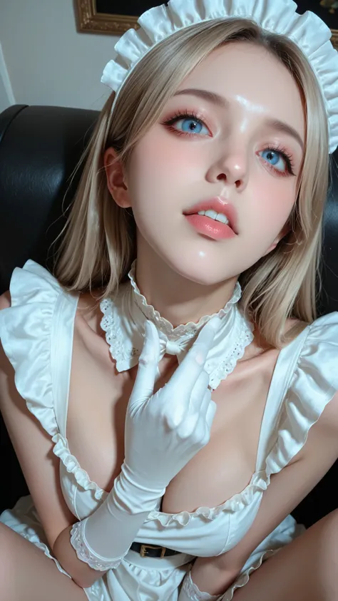 Masterpiece, detailed, high quality, top quality, 特別に演出されたシーン、close up portrait, from chest up, ポニーテールの日本人女が夕日に照らされて光が反射しています、detailed cute k-pop idol face, high resolution beautiful face, stand and spread legs wide, 女性は透明なレインコートを着ています、女性は透明なセクシャルなパンツを履いてい...