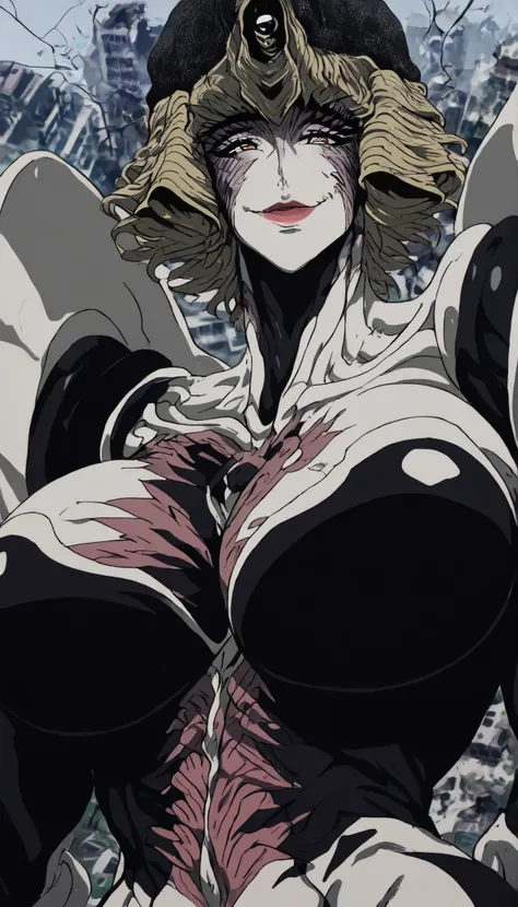 High Quality, masterpiece, super high resolution bewitching female monster girl, Confident Expression, half-open lips, Glamorous Eyes, Mysterious Smile, supple body line, Soft Focus Effect, Flushed skin, Glamorous Expression, 色っぽいhalf-open lips, Fractured ...