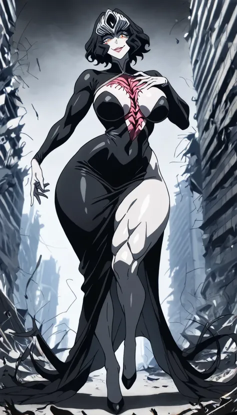 High Quality, masterpiece, super high resolution bewitching female monster girl, Confident Expression, half-open lips, Glamorous Eyes, Mysterious Smile, supple body line, Soft Focus Effect, Flushed skin, Glamorous Expression, 色っぽいhalf-open lips, Fractured ...