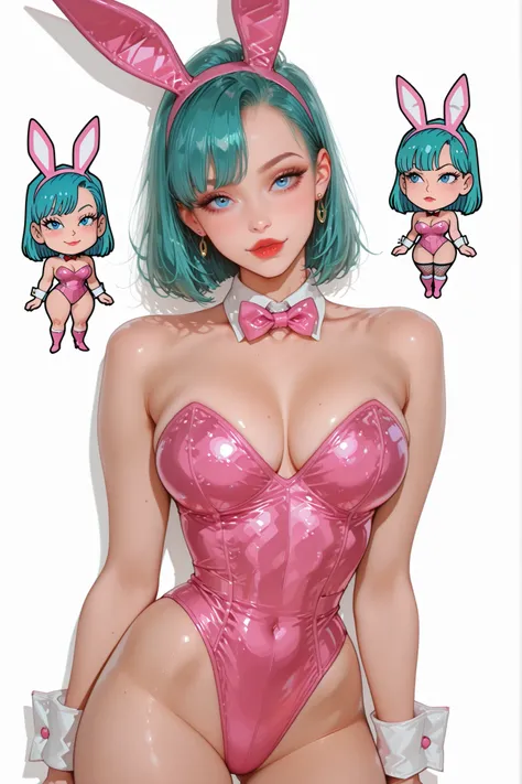 Bulma Bunny "sexy erotic cosplay character" in anime form chibi (Alone), Marvel character