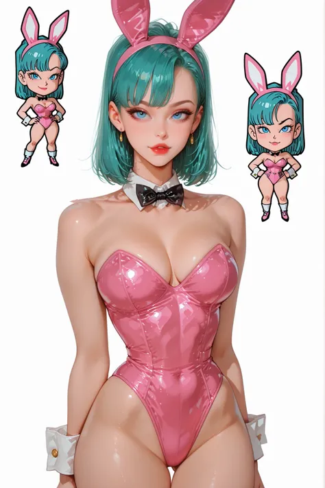 Bulma Bunny "sexy erotic cosplay character" in anime form chibi (Alone), DBZ character