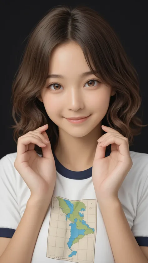 Proper Configuration, beautiful illustrations, staring intently at the viewer, Front Map, 5 anatomically correct fingers, (masterpiece, details:1.2), maori ricks, 1. girl, small boobs, close-up, 表情のclose-up, brown hair, Please enter the green Bluma, mediu...