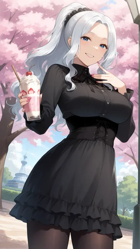 ((Studio: CloverWorks)) masterpiece , best quality , highly detailed , ultra high res , Score_9, Score_8_up, Score_7_up, perfect anatomy, detailed fingers, detailed big blue eyes, cowboy shot, dutch angle, focus on face, masterpiece, detailed anime, Sharp ...