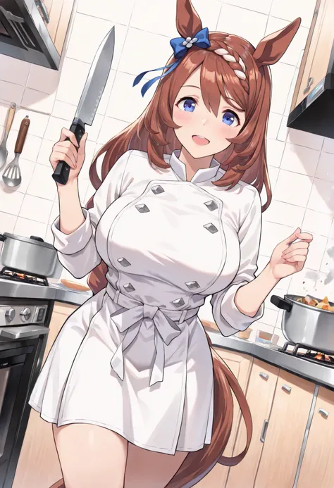 (masterpiece, best quality, perfect face:1.4), wide angle, super creek \(umamusume\), horse ears, ear ornament, horse tail, tail on the lower back, proportional body, proportional, beautiful hair, beautiful face, beautiful detailed eyes, beautiful clavicle...