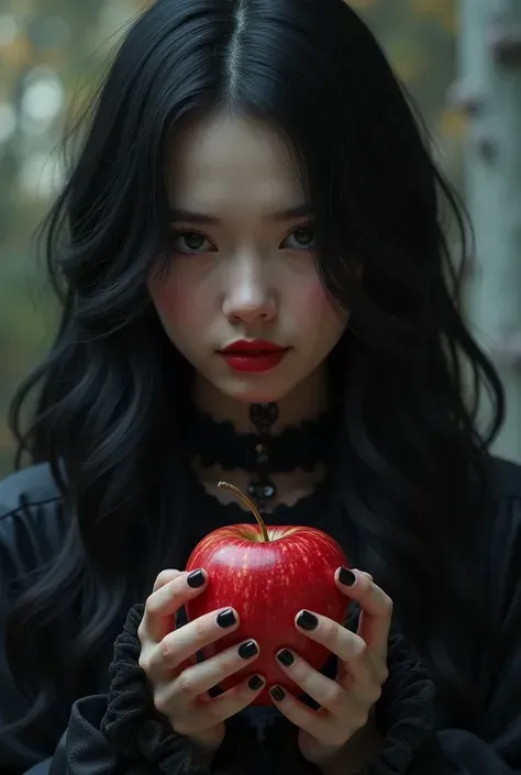 ((RAW photos)，Absurd，(Absurd分辨率))，masterpiece，Best quality，(Extremely Detailed 8k Unity CG Wallpaper)，(Best Illustration)，(best shadows)，Realistic lighting，Beautiful and Detailed Brilliance，((21yo))，girl，longblackhair，Black Queen，accessories for girls，Hand...