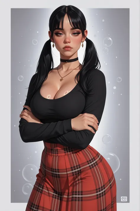 naxius_noxy, (masterpiece), (best quality), (ultra-detailed), amazing quality, very aesthetic, illustration, perfect composition, intricate details, absurdres, incredibly absurdres, shiny skin, realistic, dynamic pose, perspective, naxius_noxy, 1girl, larg...