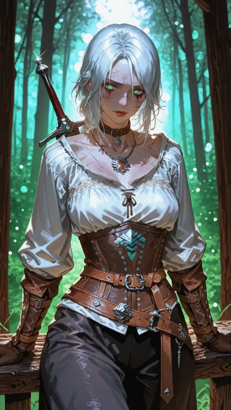 1girl, ciri, ciri(witcher), ciri(Witcher3), u u zan, Masterpiece, amazing quality, 8k, ultra detailed, refined details, chill, high resolution, HD, masterwork, digital illustration, 7481llu, LDSCH, dynamic pose, glowing eyes, dynamic angle, crisp outlines,...