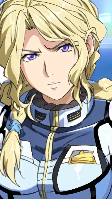 背景はコックピット
white outfit,black purse,bodysuit,
blonde hair,blue eyes,braid,bangs,
1 girl, 24yo,mature female,Beautiful Finger,Beautiful long legs,Beautiful body,Beautiful Nose,Beautiful character design, perfect eyes, perfect face,
looking at viewer, in the ...