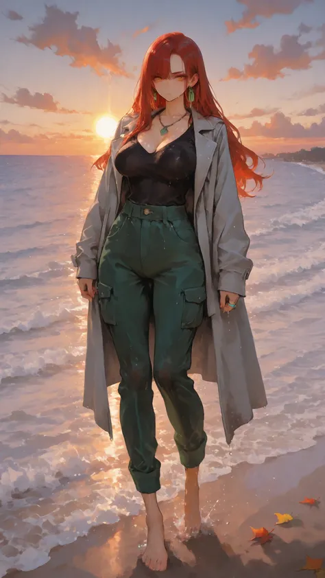 ((best image quality、Japanese anime illustration))、Artistically drawn、Stunning Portraits of Beautiful Women Carefully Drawn in Every Detail。
(Adult Women with Sex Appeal: 1.2)(((Full Body)))(Grown up look :1.2)((30 years old))（Beautiful、Beautiful Woman）（ta...