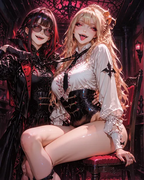 kojima ayami,Side angle, (masterpiece, 4k, detailed image, vibrant colors), {1 woman}: (a beautiful and attractive woman, with a sensual body and proportional and provocative curves, her long blonde hair has bangs, she wears a somewhat rebellious and caref...