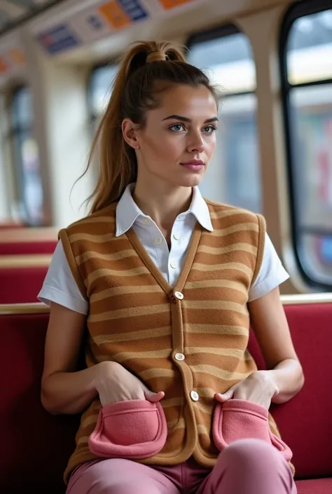 Mongolian Brown Camel Wool Vest