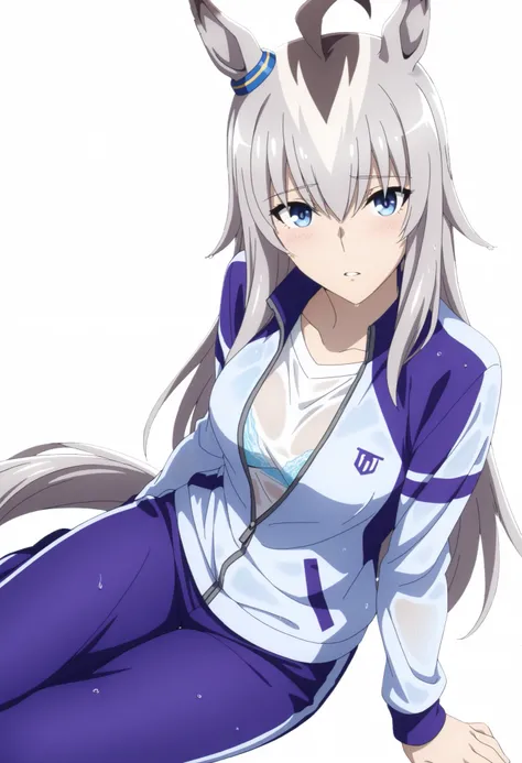 Oguri,,Uma Musume, cowboy shot, traditional media, light embarrassed, covering private,((dutch angle)),from above,
high quality , Highest Quality , masterpiece, high resolution , detailed face( Lola: Oguri),anatomically accurate, detailed hair(Lola: Ogur...