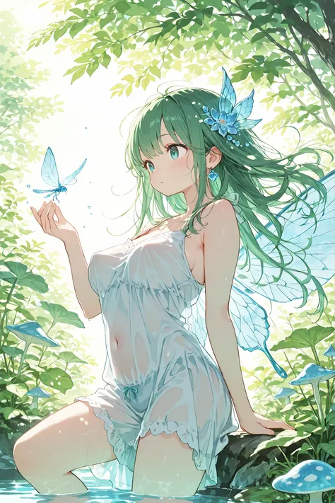 cute, tallの女性、(solo),solo,mature woman,tall、attractive thighs、masterpiece, Newest, vivid, cute, (masterpiece, details:1.2) top quality, Ultra High Definition, Original photo, beautiful fairy woman, slightly larger breasts、perky breasts、nipple protrusion un...