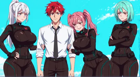 masterpiece, ultra detailed, 8k, volumetric lighting, 2D anime art style, 2D anime screenshot, vivid colors, vibrant colors, anime screenshot, amazing quality,best quality,no background,colorfulldreams,hentai_trifecta, low-cut top, add details, sexy woman,